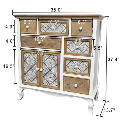 37.4'' Tall 2 - Door Accent Cabinet